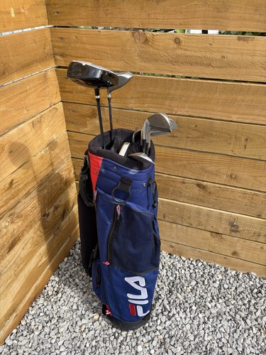 Golf stand bag and - bag, clubs