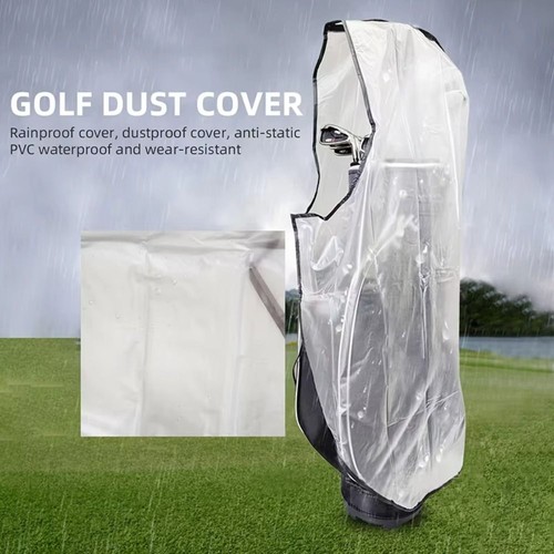 Golf bag cover with zipper - golf,