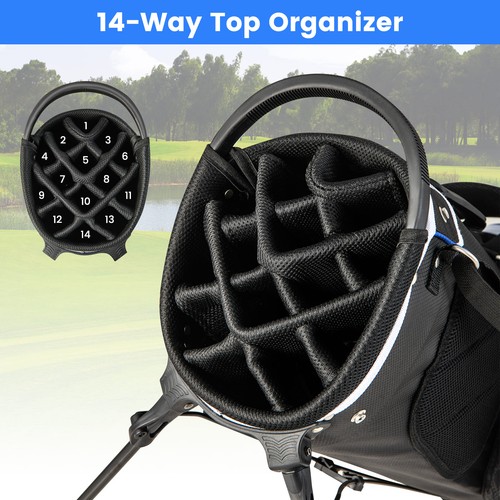 Golf stand bag - stand, top